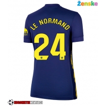 Ženske Nogometnih dresov Atletico Madrid Robin Le Normand #24 Gostujoči 2025-26 Kratki rokavi